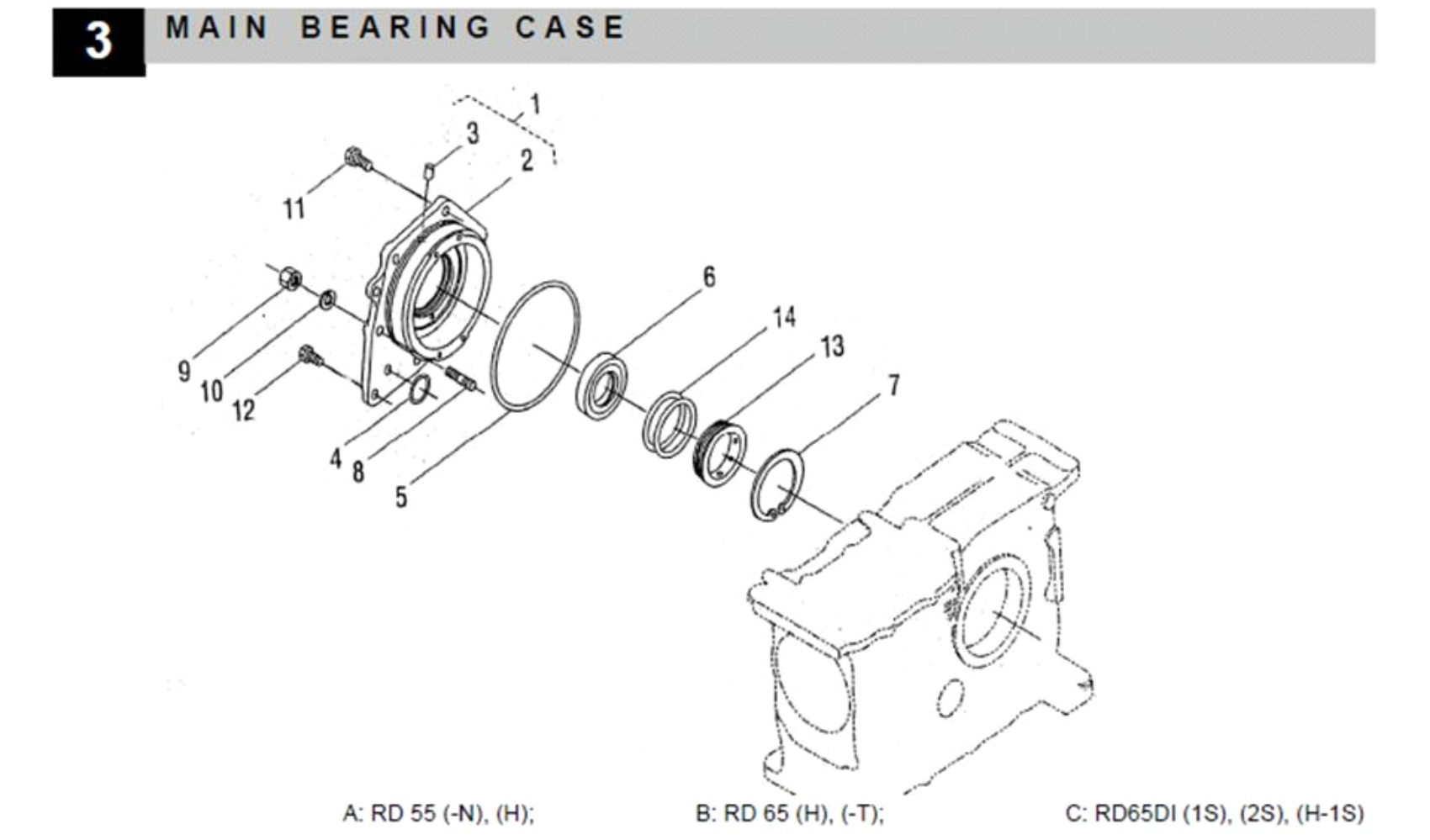 Main Bearing Case