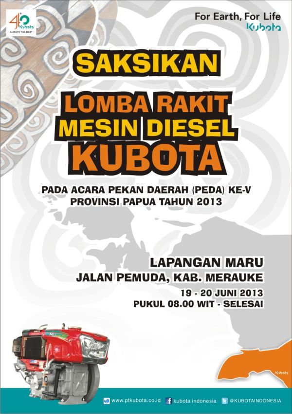  Kubota Is Coming To Merauke PT Kubota Indonesia PT 